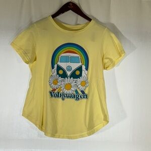 Volkswagen Bus Graphic Tee with Daisies - Size L